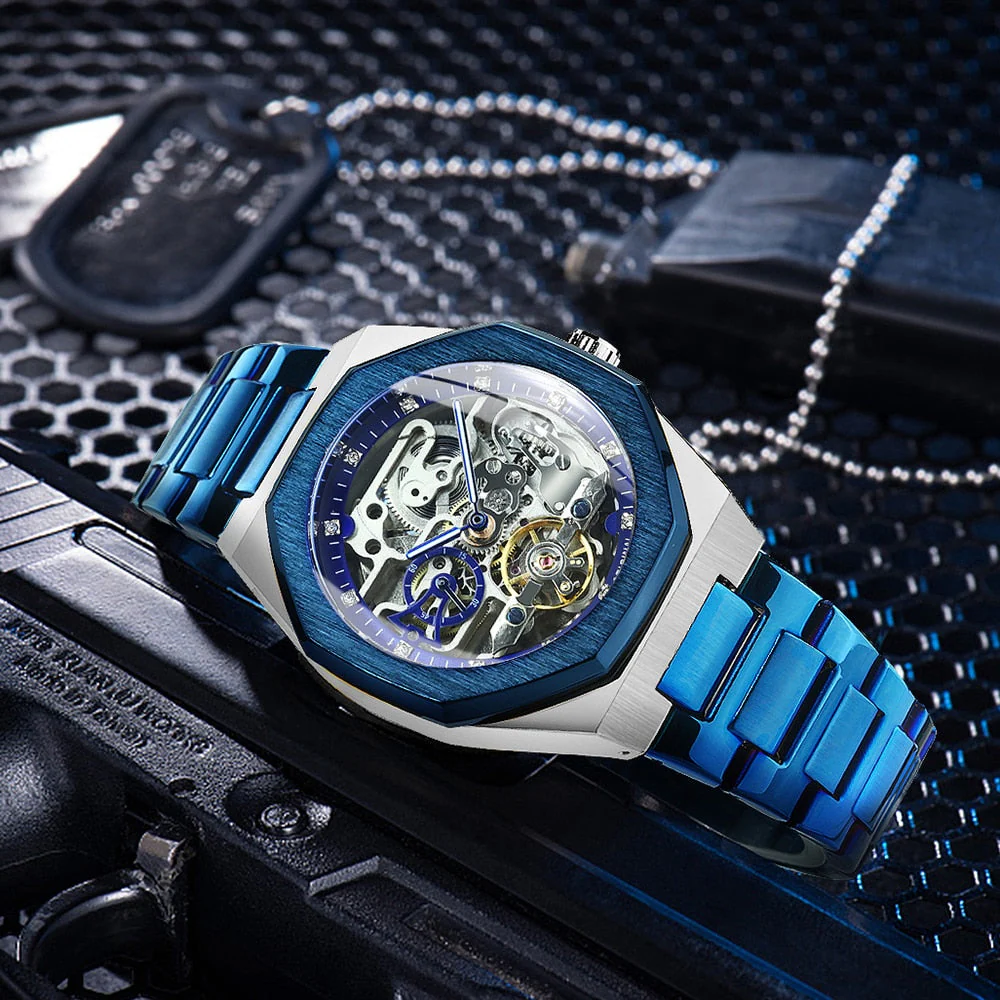Royale Skeleton Mechanical Men Watch - Image 7
