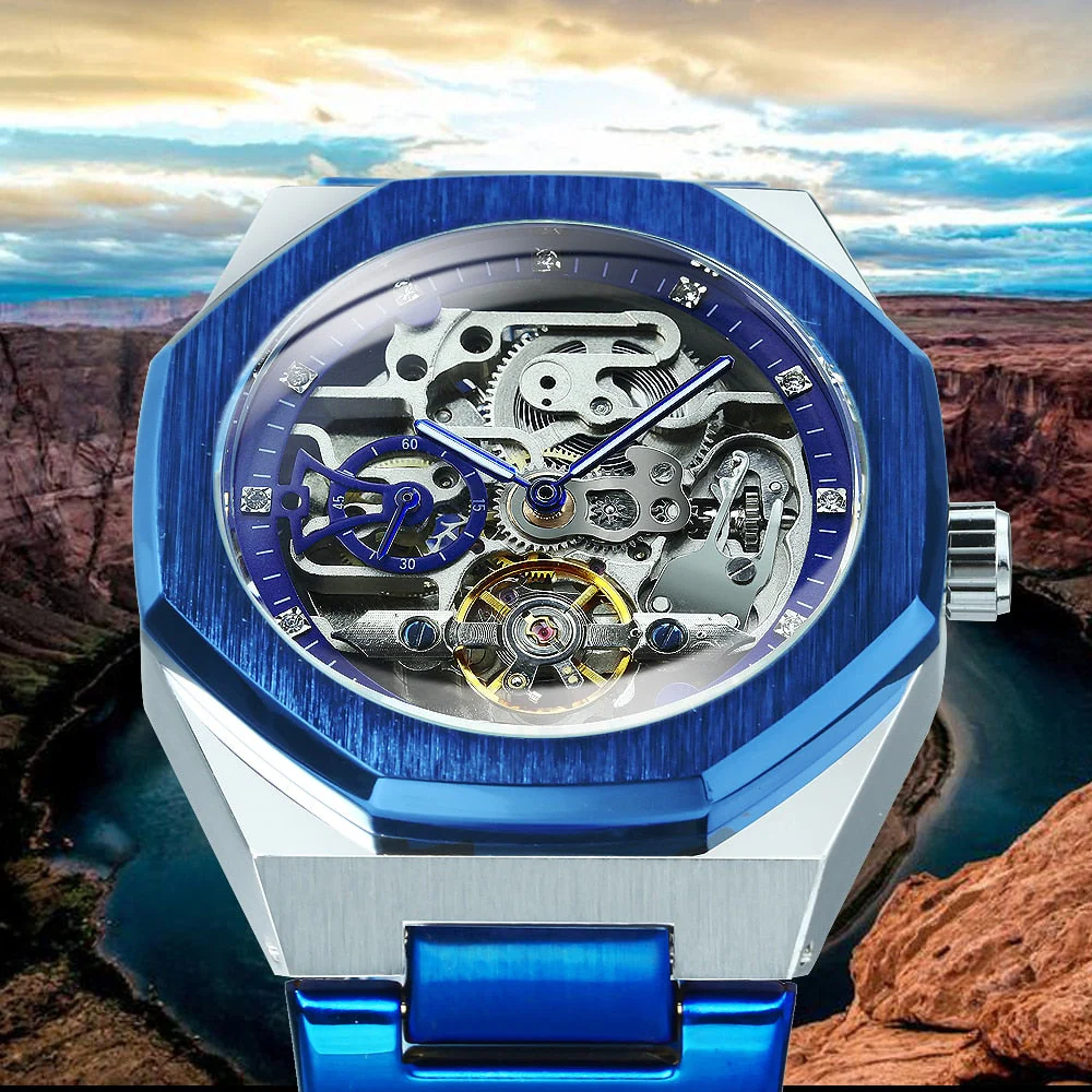 Royale Skeleton Mechanical Men Watch - Image 8