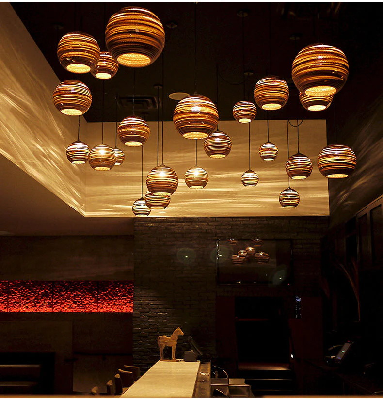 Rural Style Retro Indoor Pendant Lamp - Image 2