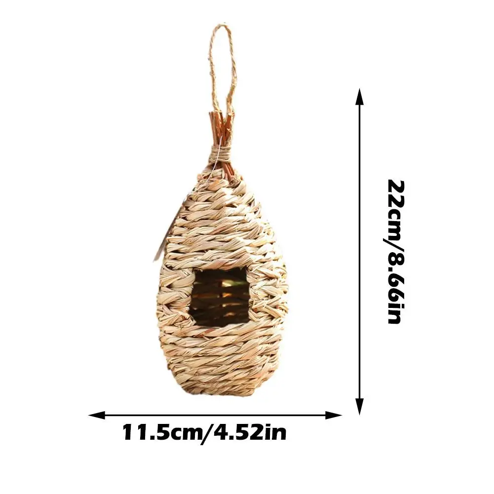 Rustic Natural Wicker Outdoor Birdhouse - Image 10