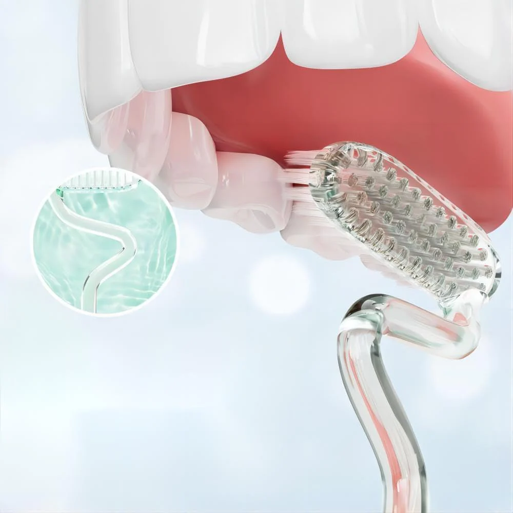 S-Shape Soft Bristled Vertical Toothbrush - Image 2