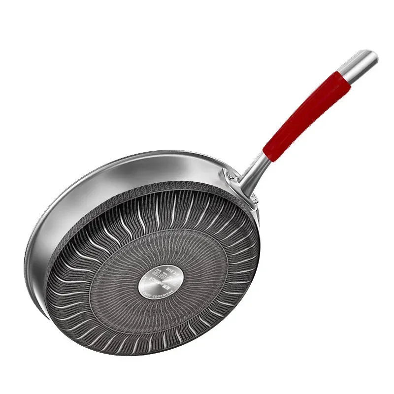 Safe Cook Nonstick Antibacterial Stainless Steel Pan - Image 3