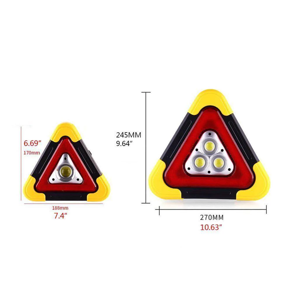 Safety Triangle Warning Sign Car LED Light - Image 7