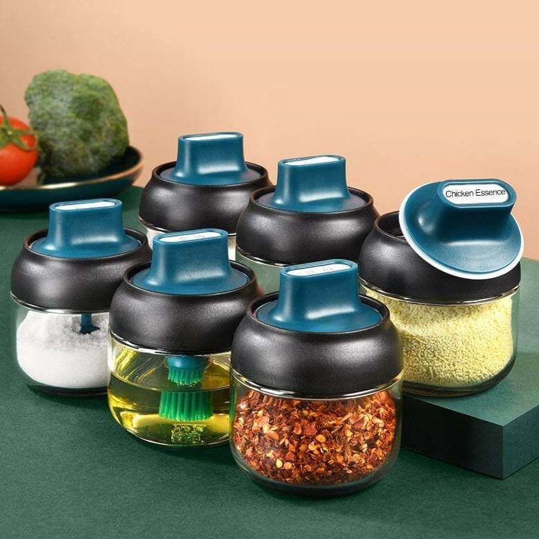 Salt and Pepper Seasoning Organizer Spice Jars - Image 12