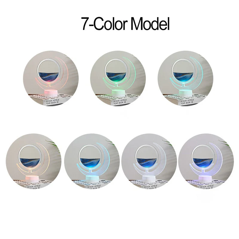 Sand Serenity Moon Shape Night Light - Image 4