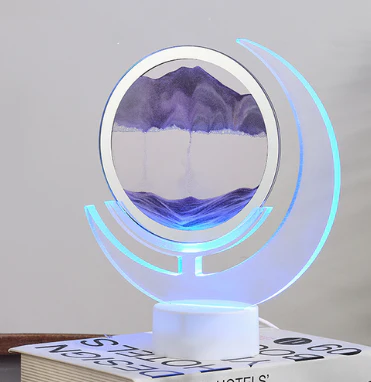 Sand Serenity Moon Shape Night Light - Image 7