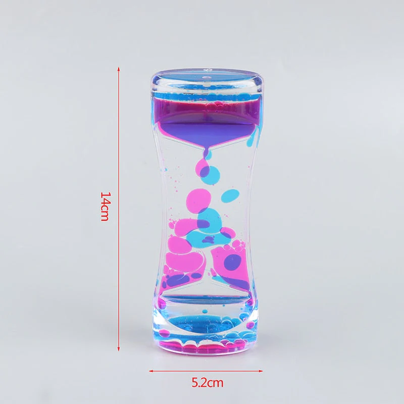 Sand Serenity Relaxing Liquid Motion Hourglass - Image 5