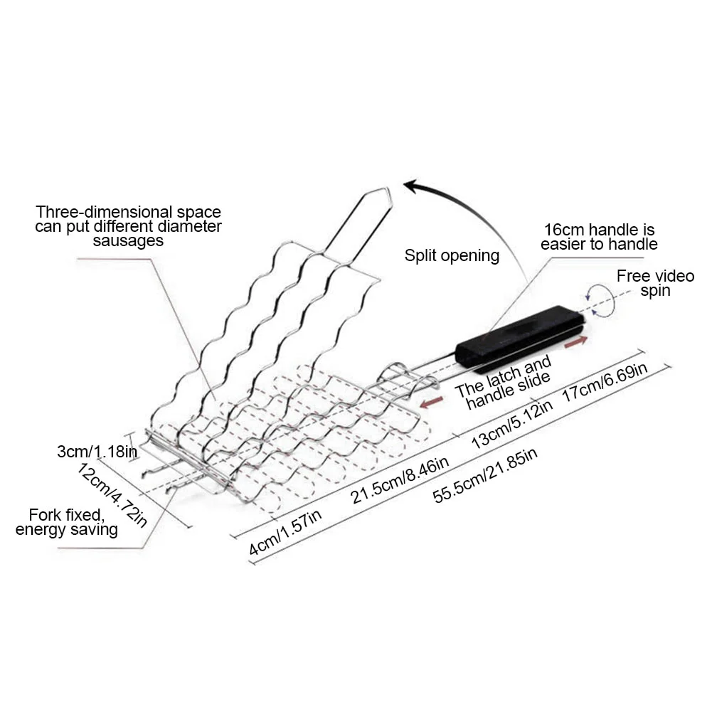 Sausage Grilling Barbecue Rack - Image 5