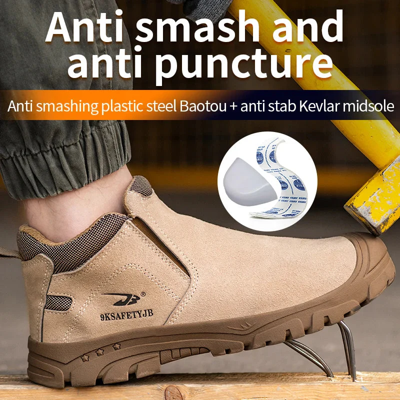 Scald-Proof Insulated Durable Slip-On Indestructible Work Shoes - Image 10