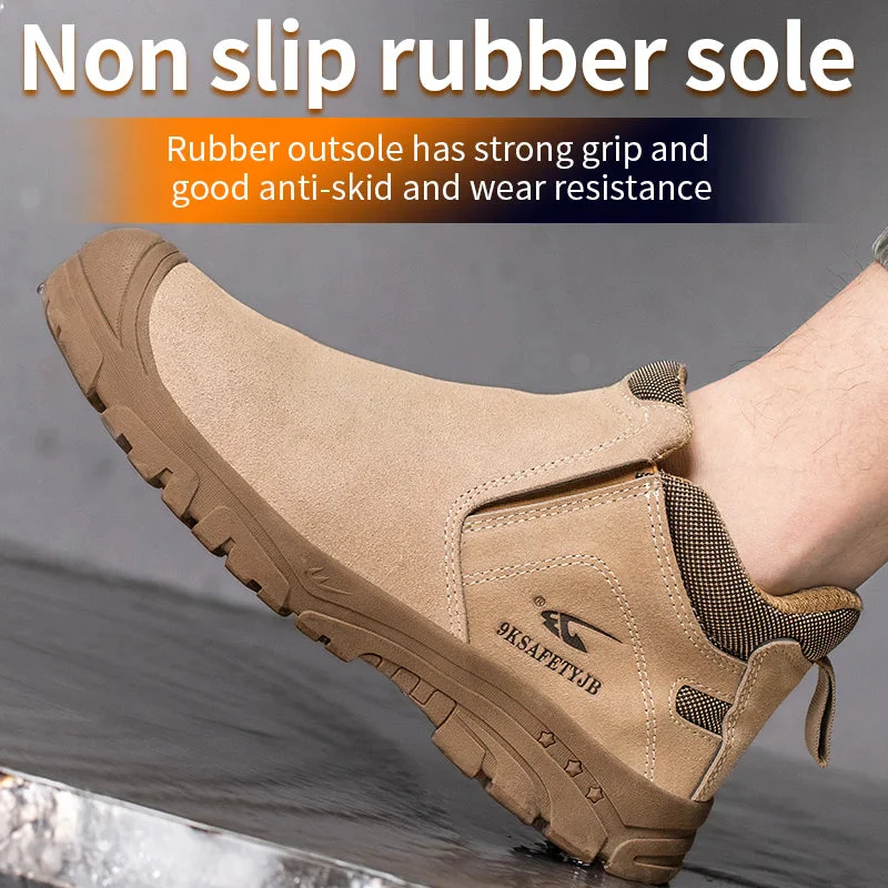 Scald-Proof Insulated Durable Slip-On Indestructible Work Shoes - Image 9