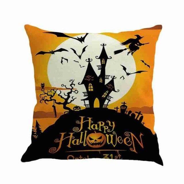 Scary House Halloween Pillow Cases - Image 10