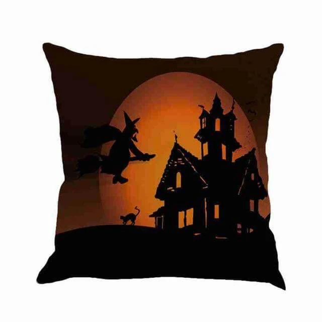 Scary House Halloween Pillow Cases - Image 2
