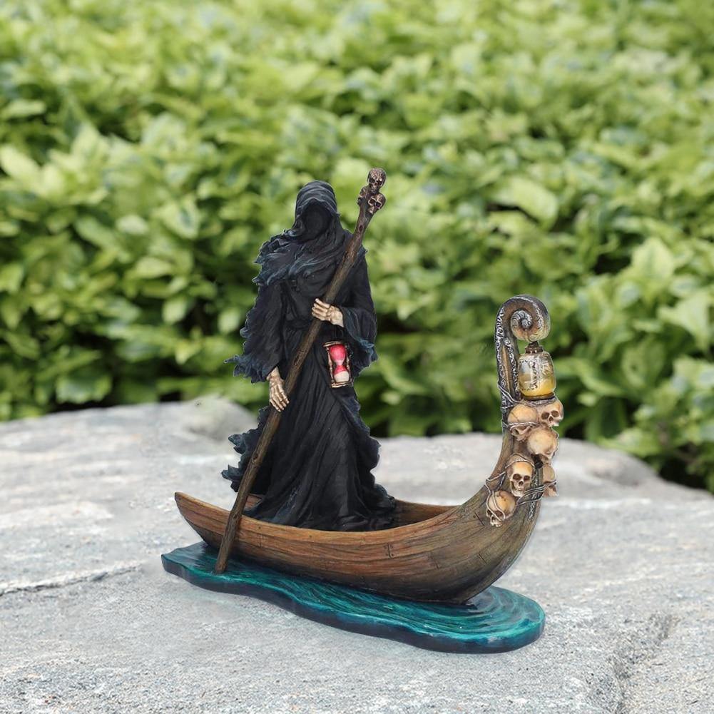 Scary Man Boat Resin Figurine Home Decor - Image 5