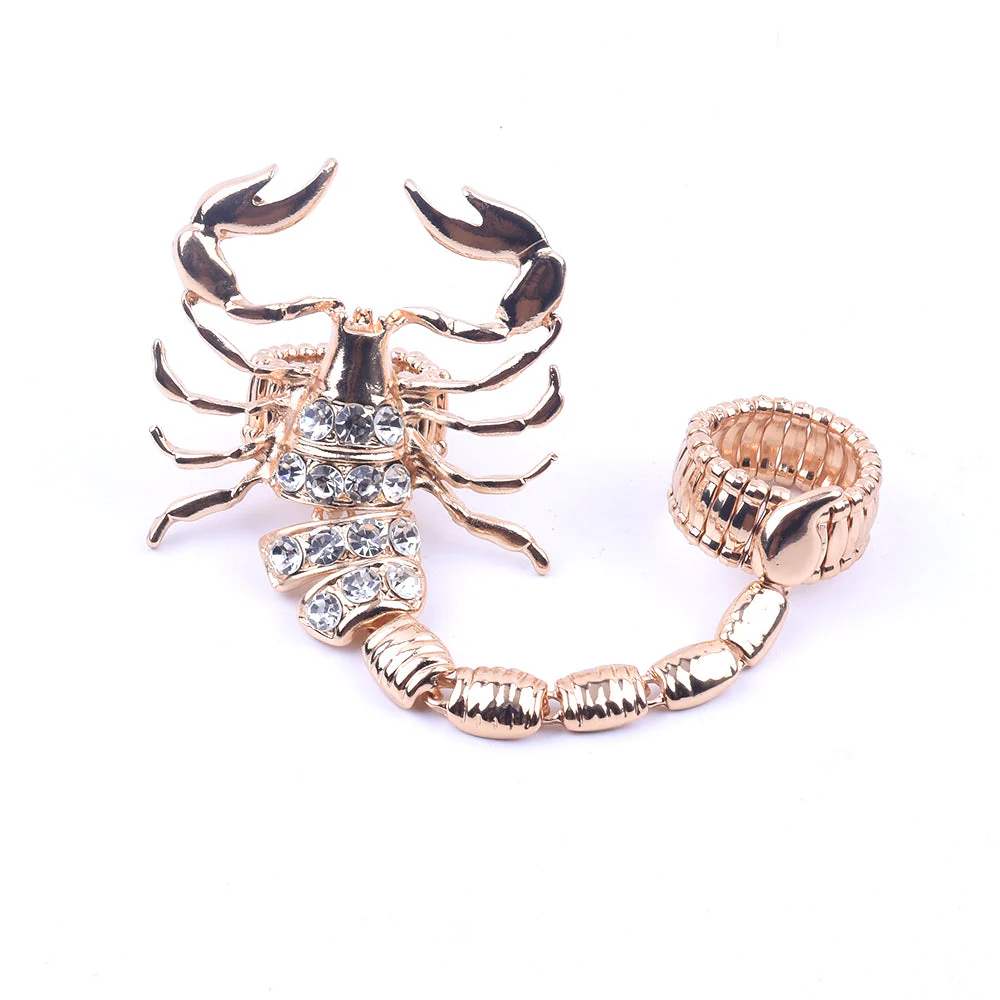 Scorpion Punk Crystal Ring - Image 9