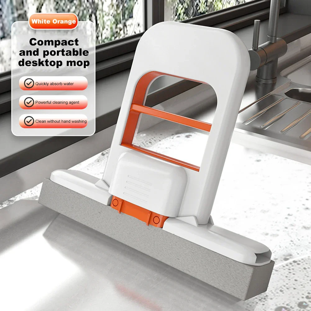 Scratch-Safe Compact Dual Texture Sponge Mop - Image 2