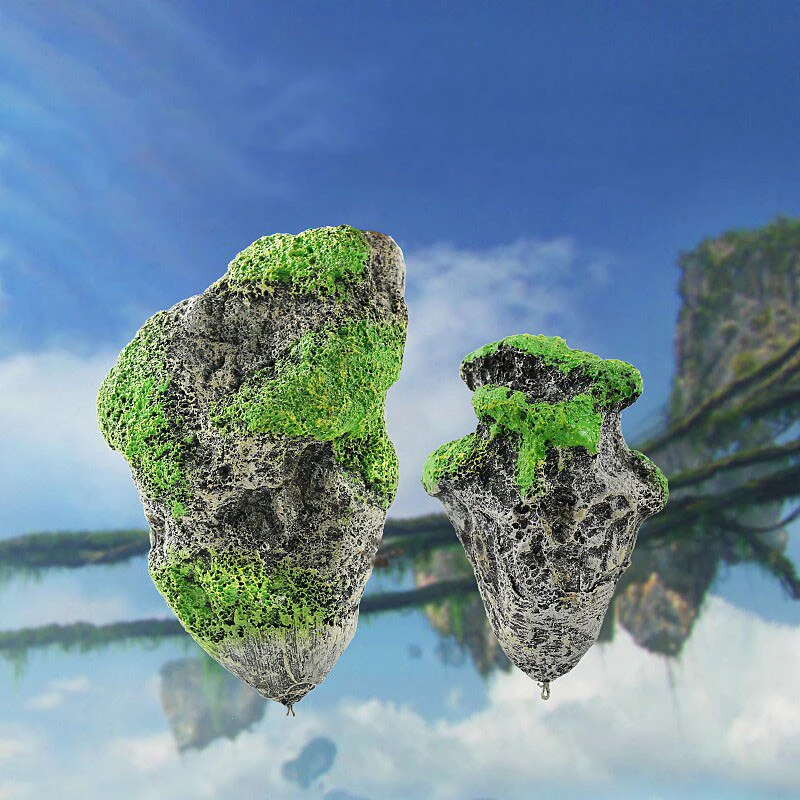 Sea Mountain Flying Rock Aquarium Decor - Image 4