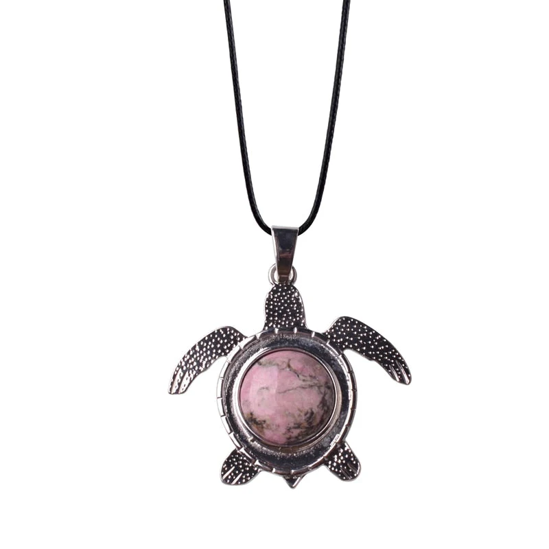 Sea Turtle Natural Stone Necklace - Image 20