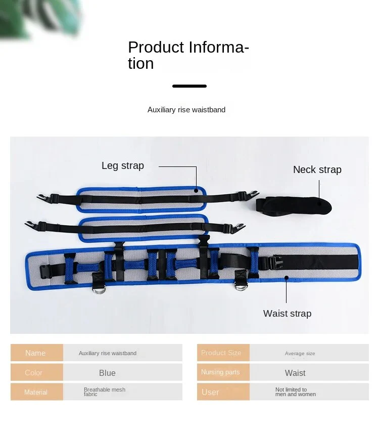 Secure Lift Body Support Patient Transfer Strap Belt - Image 6