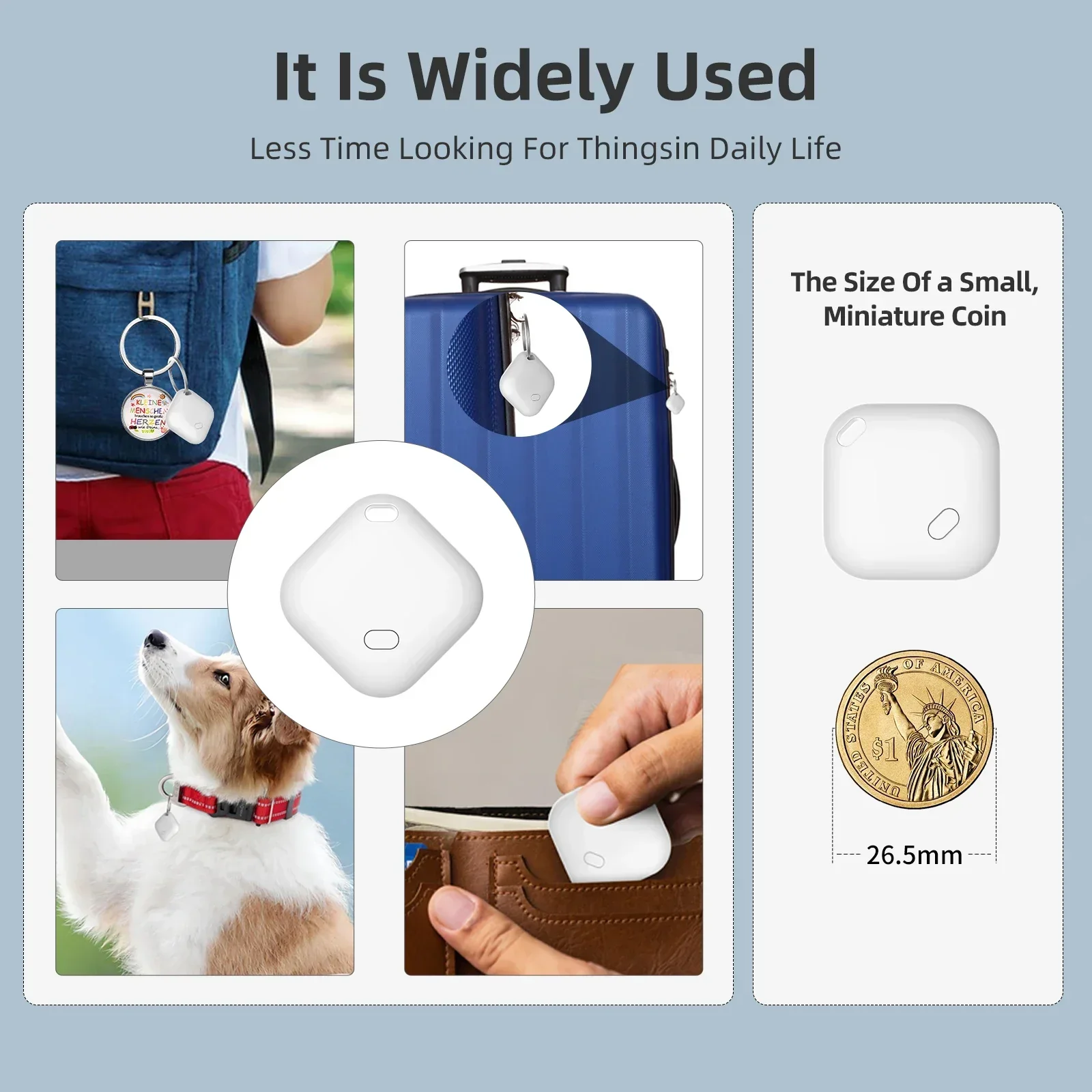 Secure Tag Mini GPS Anti Lost Bluetooth Tracker - Image 6