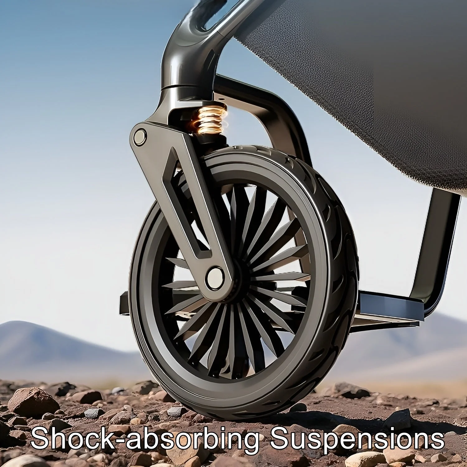 Secure Way Compact Foldable Electric Weather-Resistant Travel Scooter - Image 5