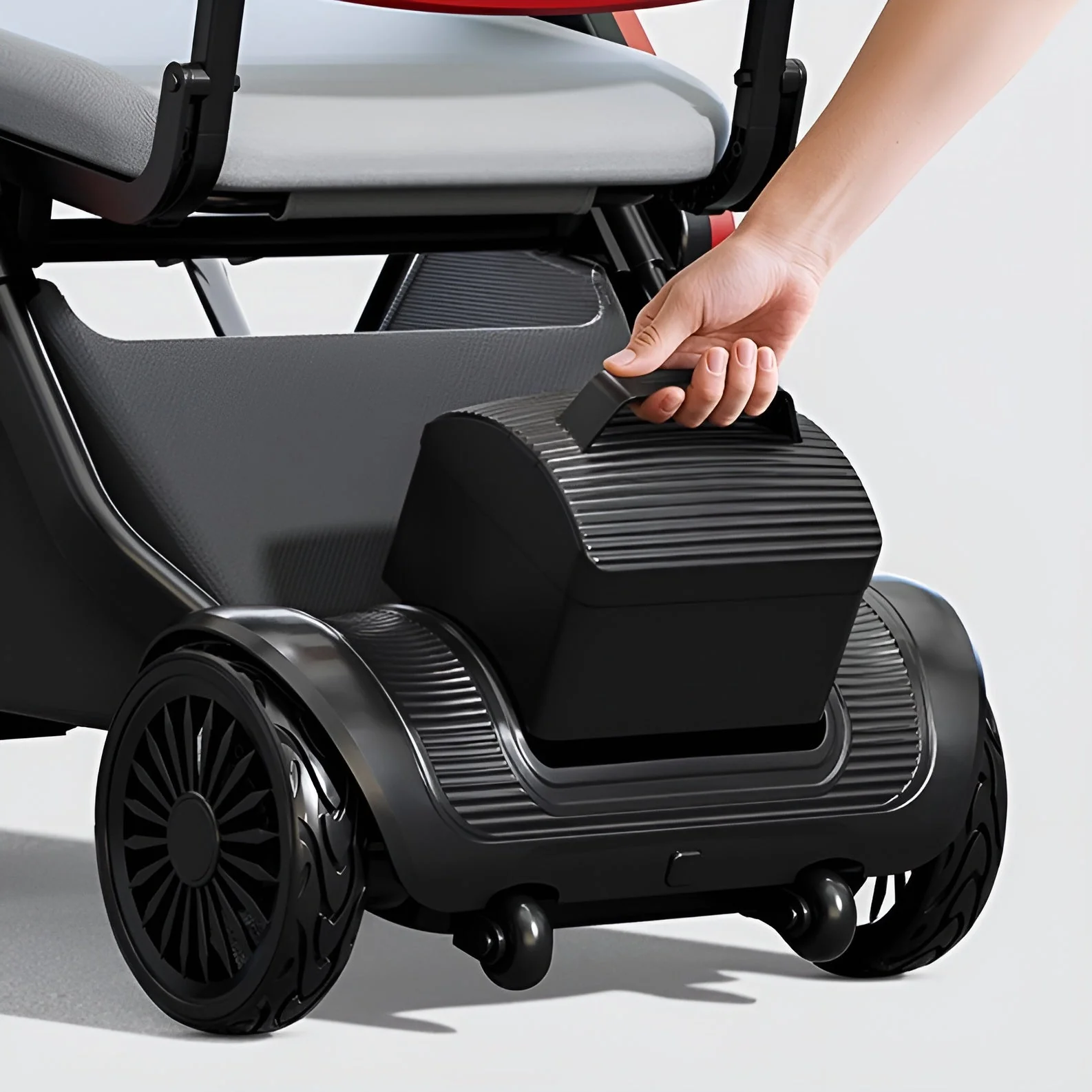 Secure Way Compact Foldable Electric Weather-Resistant Travel Scooter - Image 7