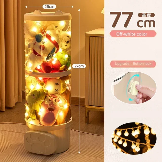 See-Through Toy Storage Kids Room Organizer Cube - Image 10