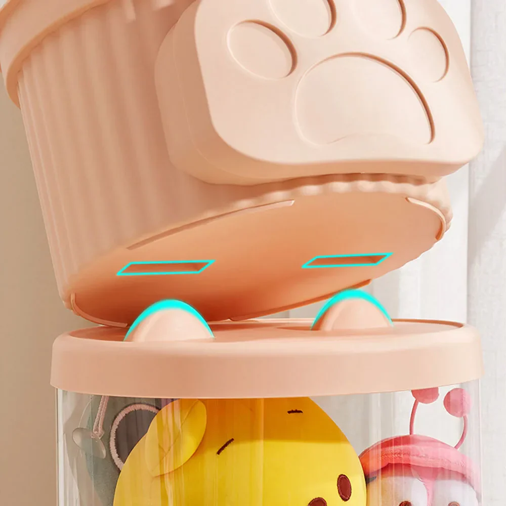 See-Through Toy Storage Kids Room Organizer Cube - Image 3