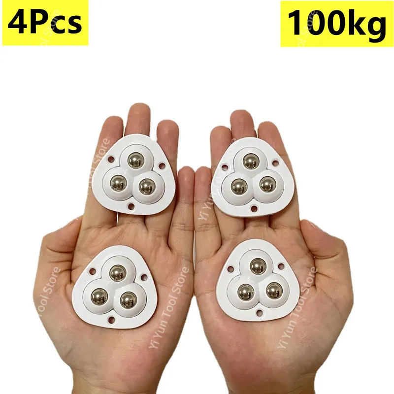 Self-Adhesive Full Rotating Furniture Mover Wheel Rollers - Image 2
