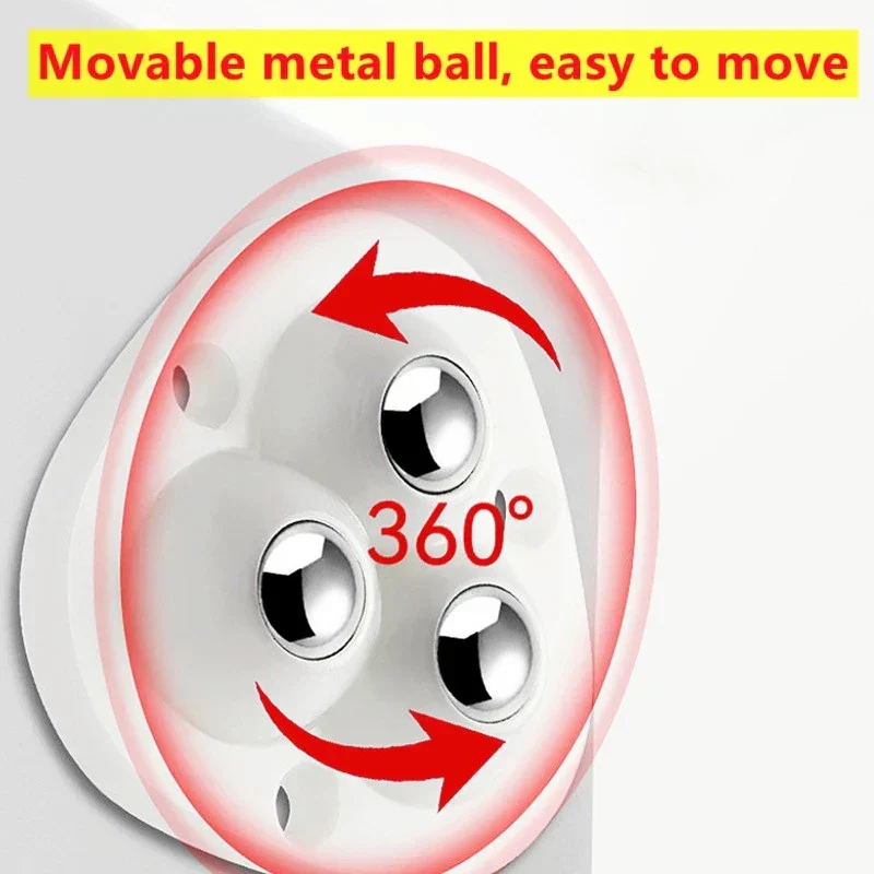 Self-Adhesive Full Rotating Furniture Mover Wheel Rollers - Image 6