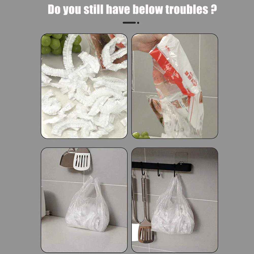 Self-Adhesive Plastic Bag Storage Dispenser - Image 5