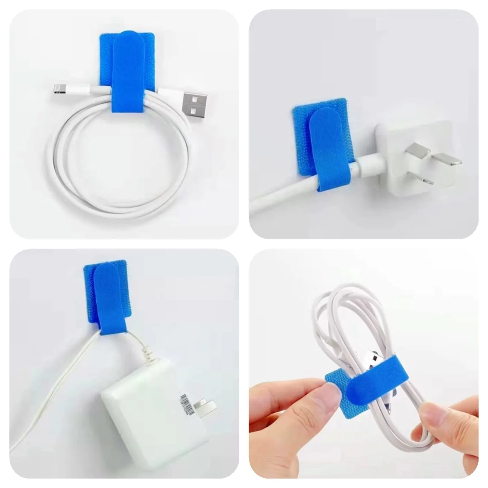 Self-Adhesive Reusable Cable Organizer Set - Image 3