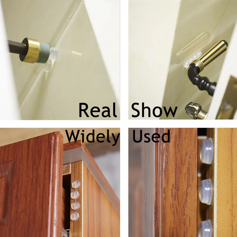 Self-Adhesive Silicone Cabinet Door Stopper Pads - Image 3