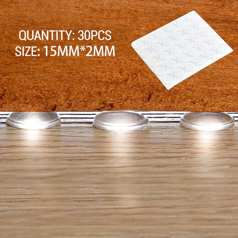 Self-Adhesive Silicone Cabinet Door Stopper Pads - Image 6