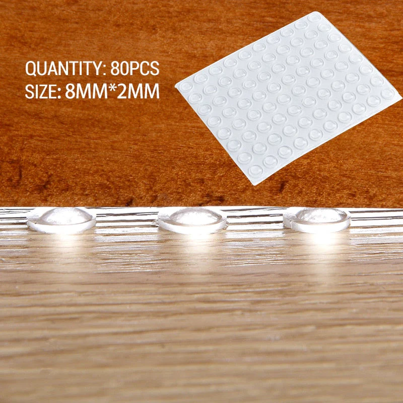 Self-Adhesive Silicone Cabinet Door Stopper Pads - Image 7