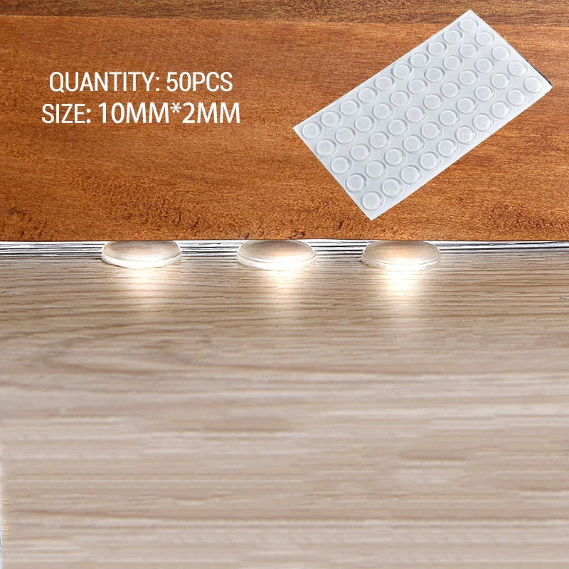 Self-Adhesive Silicone Cabinet Door Stopper Pads - Image 9