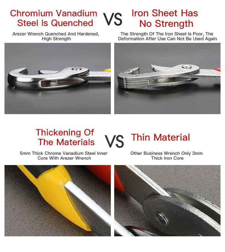 Self-Tightening Universal Adjustable Wrench - Image 2