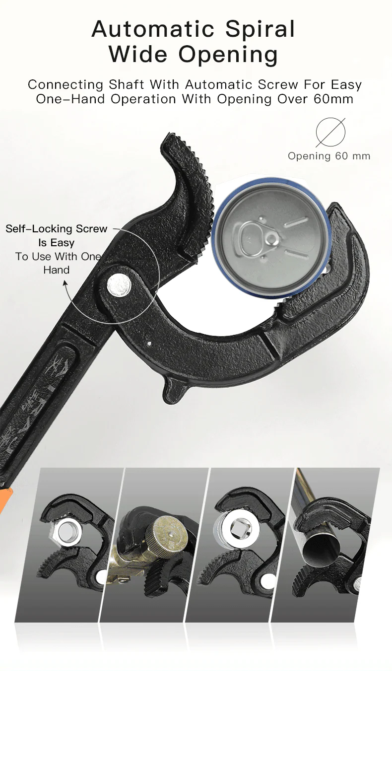 Self-Tightening Universal Adjustable Wrench - Image 5