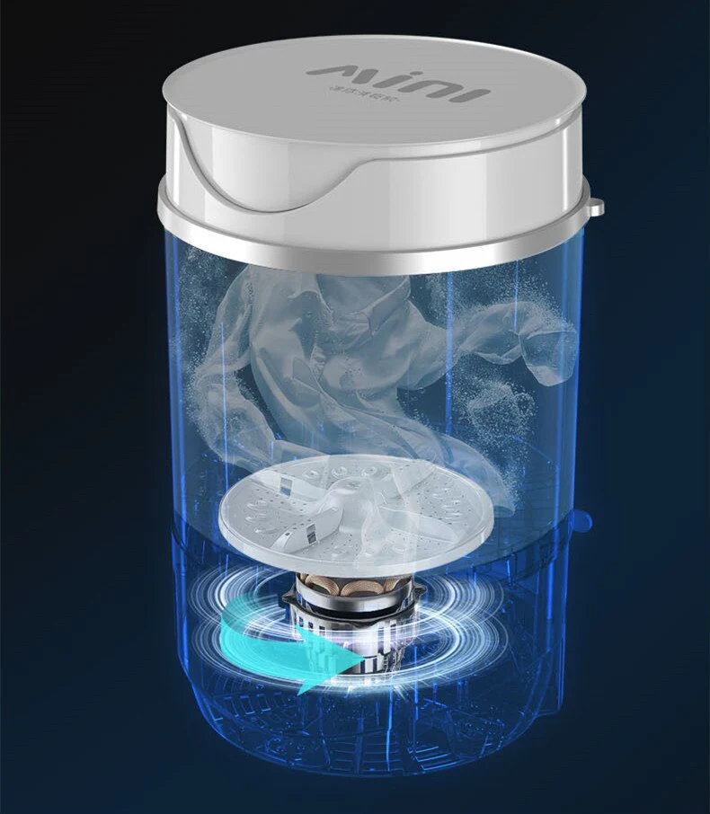 Semi-Automatic Mini Powerful Washing Machine - Image 7