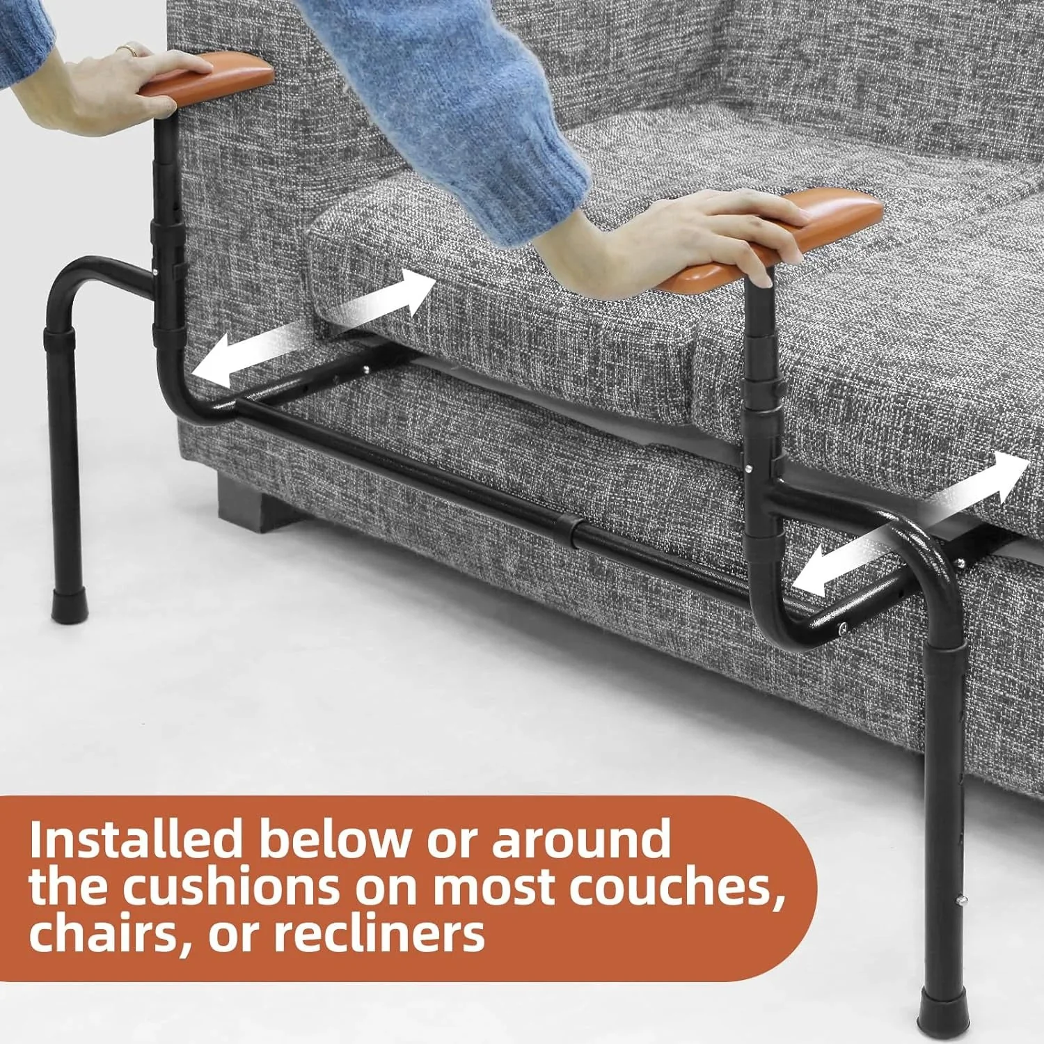 Senior Standing Aid Adjustable Couch Assist Rail - Image 3