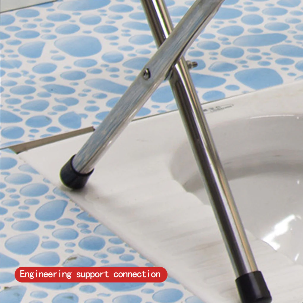 Senior Support Bathroom Helper Foldable Potty Chair - Image 2