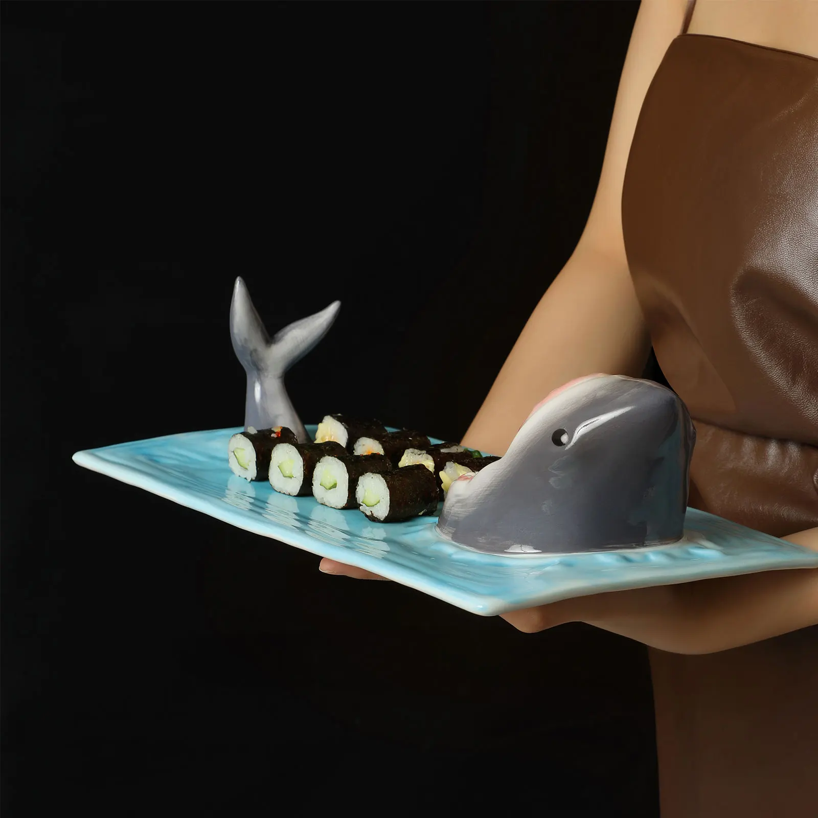 Shark Bite Sushi Serving Platter - Image 3