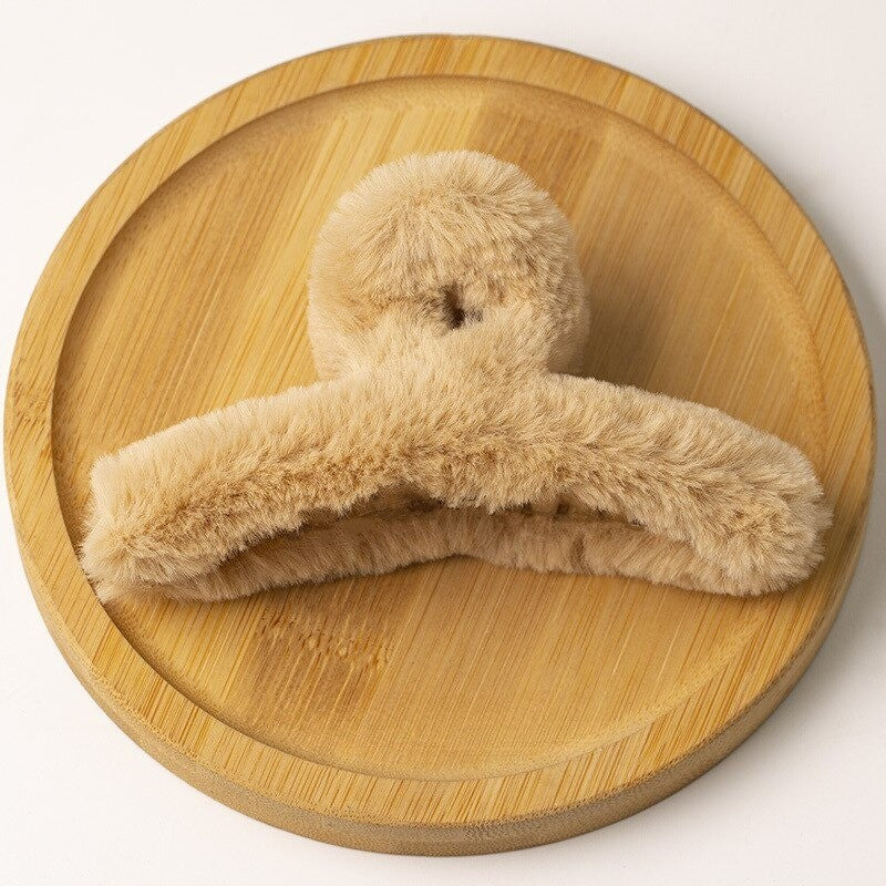 Shark Clip Fluffy Hair Claw - Image 11
