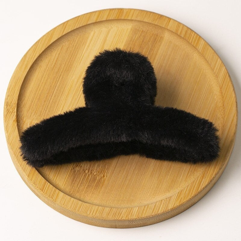 Shark Clip Fluffy Hair Claw - Image 12