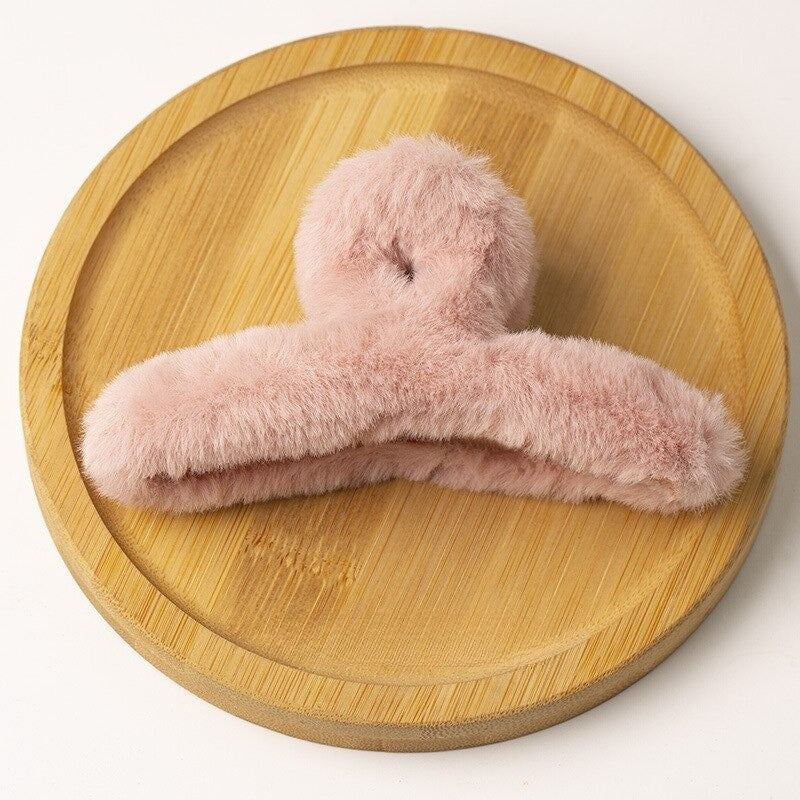 Shark Clip Fluffy Hair Claw - Image 9