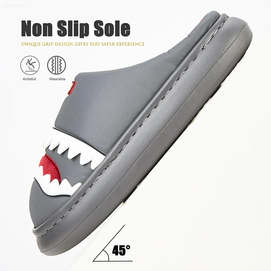 Shark Cozy Warm Soft Slippers - Image 5