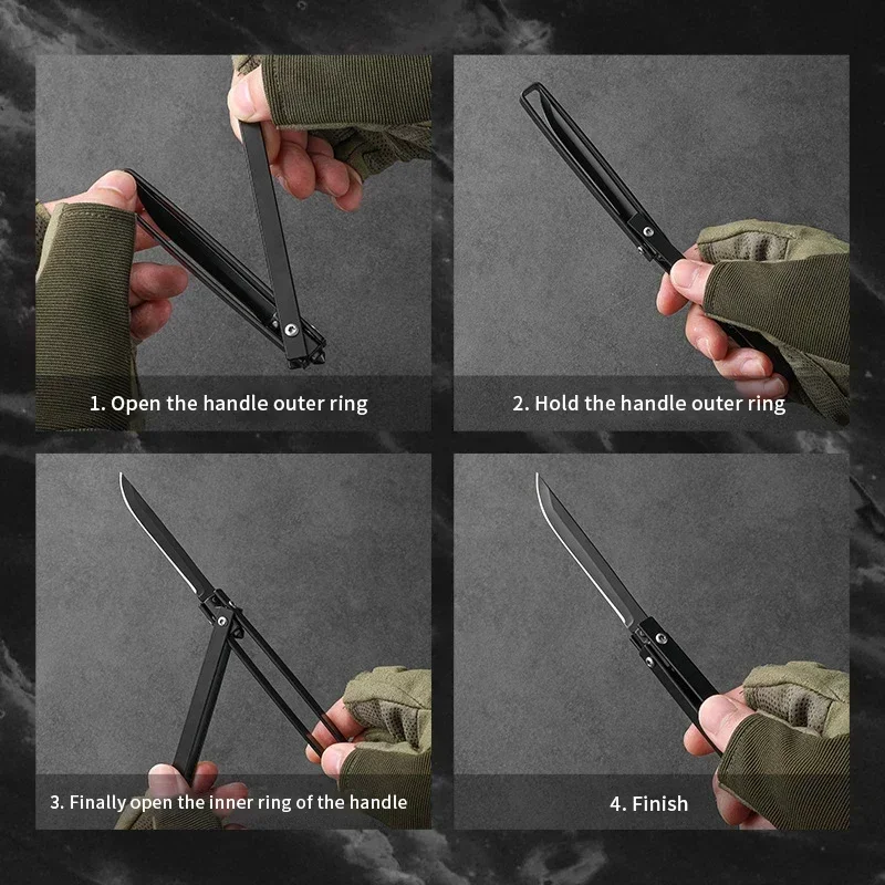 Sharp Edge Stainless Compact Folding Knife - Image 6