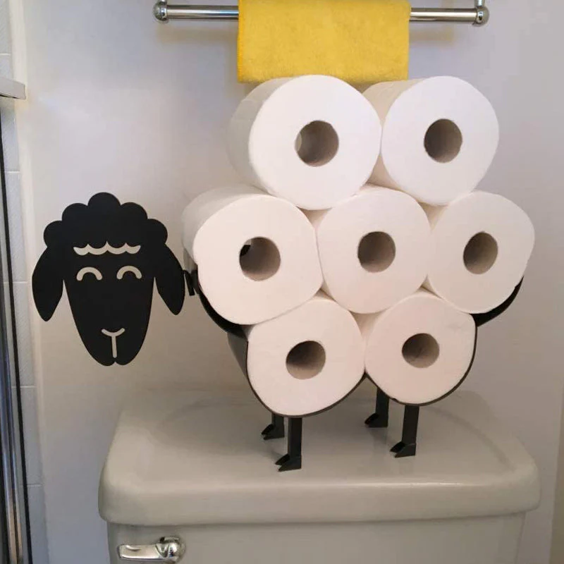 Sheep Decorative Toilet Paper Holder - Image 2