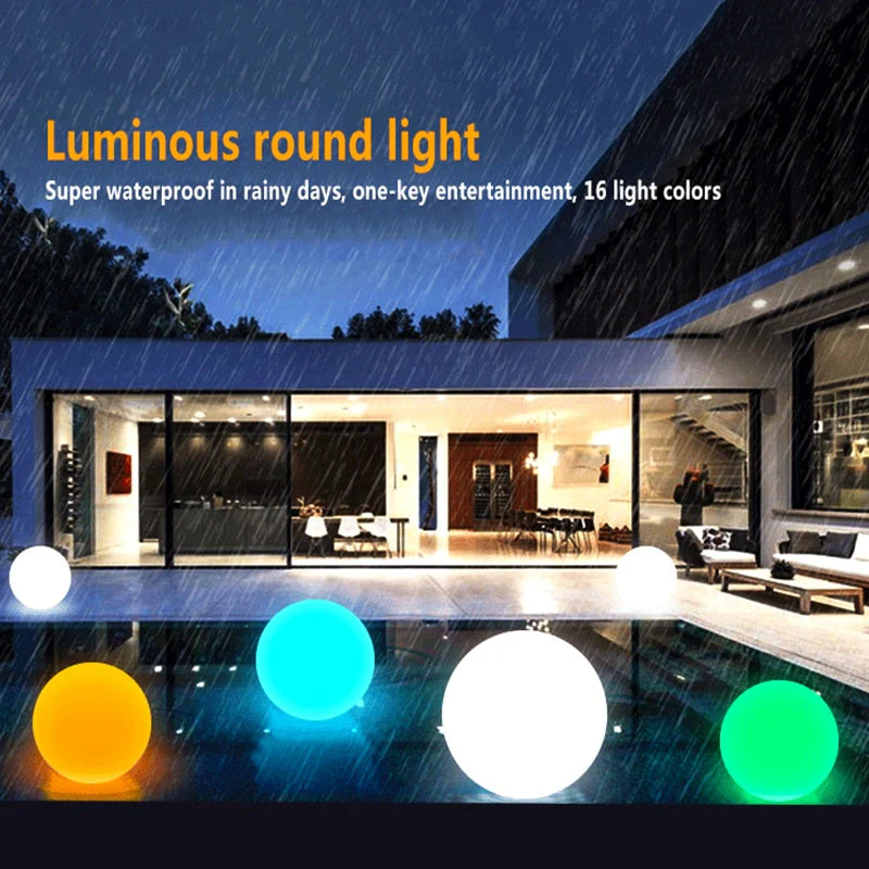 Shiny Moon Solar LED Waterproof Garden Ball Light - Image 6