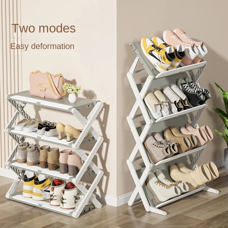 Shoe Organizer Vertical Space-Saving Rack - Image 3
