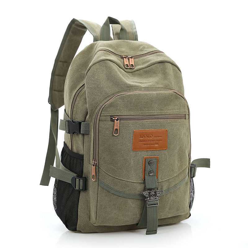 Shoulder Strap Zipper Solid Casual Backpack - Image 11